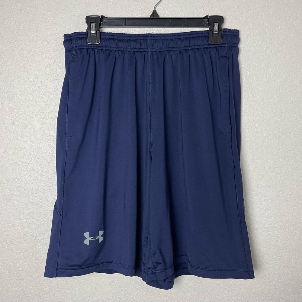 Under Armour Men's Deep Blue Athletic Shorts Size L